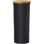 Ritzenhoff & Breker Jasper Tarro de conservación 1,6L gres con tapa de bambú, negro 415322
