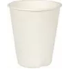 PAPSTAR pure Vaso de caña de azúcar, 0,2 L, blanco, 40 unidades, compostable y apto para microondas 89854