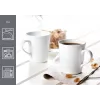 Ritzenhoff & Breker VIO Tazas de café 300 ml blanco porcelana set de 6 423501