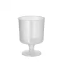 PAPSTAR Copa de vino tinto reutilizable PP, 0,2 L, translúcida, pack de 10, polipropileno, diámetro: 72 mm, altura: 100 mm - 1 unidad (89728)