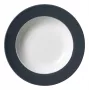 Ritzenhoff & Breker Doppio Antracita Plato sopero 220 mm porcelana, set de 6 430219