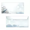 SIGEL Snow Star Papel de diseño DL 110 x 220 mm 80 g/m² azul/blanco DU312