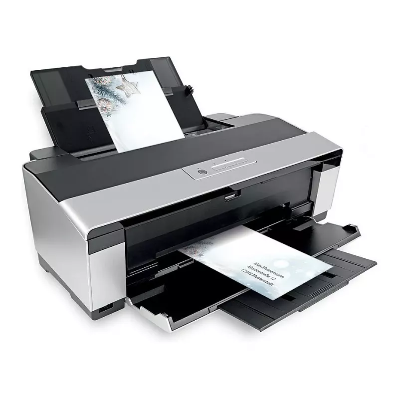 SIGEL Snow Star Papel de diseño DL 110 x 220 mm 80 g/m² azul/blanco DU312