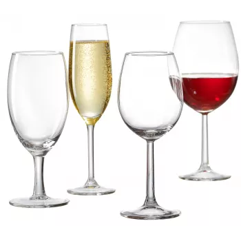 Ritzenhoff & Breker VIO Copa de vino blanco, 320 ml, apta para lavavajillas, forma redondeada, altura 200 mm, set de 6 (812169)