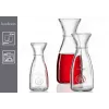 Ritzenhoff & Breker Bordeaux jarra de cristal 1L, vidrio de cal sodada, apta para lavavajillas, línea de llenado - pack de 6 818963