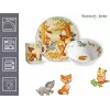 Ritzenhoff & Breker vajilla infantil set animales del bosque, 3 piezas (422412)