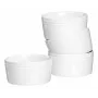 Ritzenhoff & Breker BIANCO set de moldes para gratinar, 245 ml, 4 piezas, porcelana, blanco 431452
