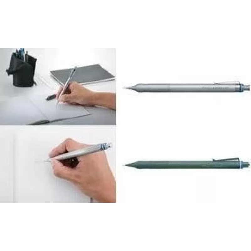 Tombow MONO graph fine portaminas 0,5 mm, plata, tubo guía 4 mm SH-MGF04
