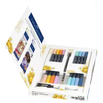 Faber-Castell Goldfaber Sketch rotuladores set Romantic Manga (6 rotuladores de doble punta base alcohol) 164701