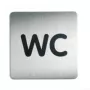 DURABLE PICTO señal pictograma WC 150x150 mm autoadhesiva acrílico 495723