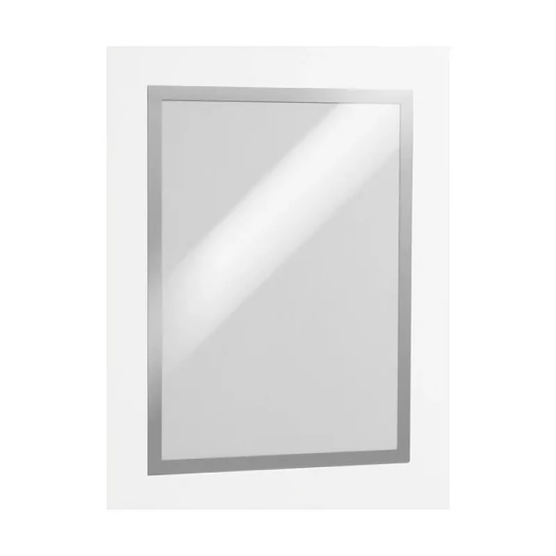 DURABLE DURAFRAME A3 marco informativo autoadhesivo, plata, pack de 2 487323