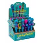 WEDO Monster bolígrafo Lucky Punch, varios colores, función de caja mecánica, tinta azul, 1 unidad (252 2399)