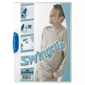 DURABLE SWINGCLIP® 30 A4 carpeta con pinza transparente - pack de 25 (226006)