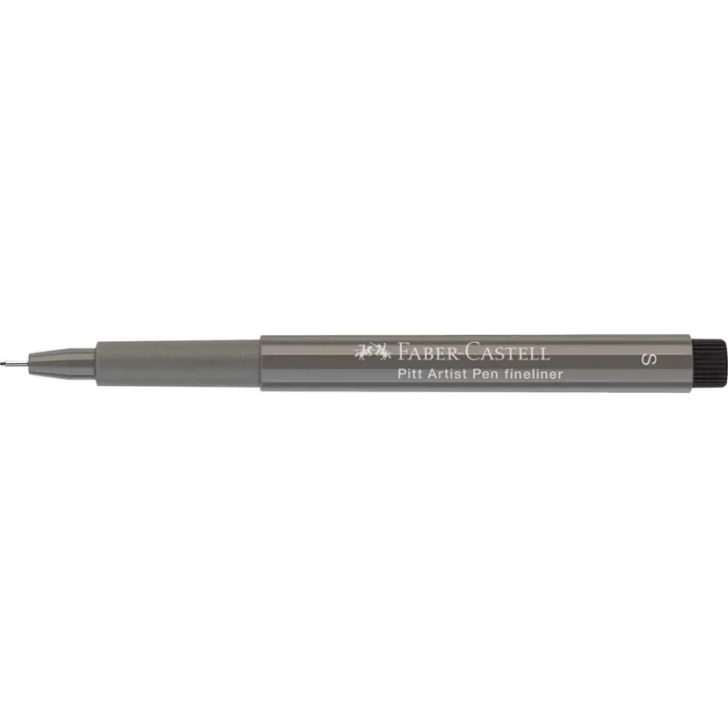 Faber-Castell PITT Artist Pen, Warm Grey IV, tinta pigmentada, punta de pincel, alta resistencia a la luz, 1 rotulador 167073