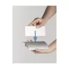 DURABLE PRESENTER DE LUXE portanombres de mesa, doble cara, inserción 61 x 150 mm, acrílico transparente, 2 unidades 820119