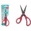 WEDO Gripy tijeras de manualidades para zurdos, punta afilada, 145 mm, rojo 771671