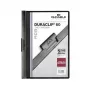 DURABLE DURACLIP 60 A4 pinza de archivo negra (pack de 25) 220901