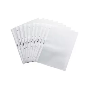 DURABLE fundas para flipchart A4 horizontal, transparente, pack de 10 856619