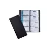 DURABLE VISIFIX® 192 álbum de tarjetas de visita efecto piel, negro, 192 tarjetas 240201