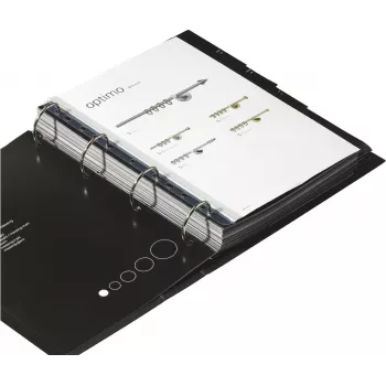 DURABLE regletas de pinza A4 3 mm con tira de archivo, pack de 50 290219