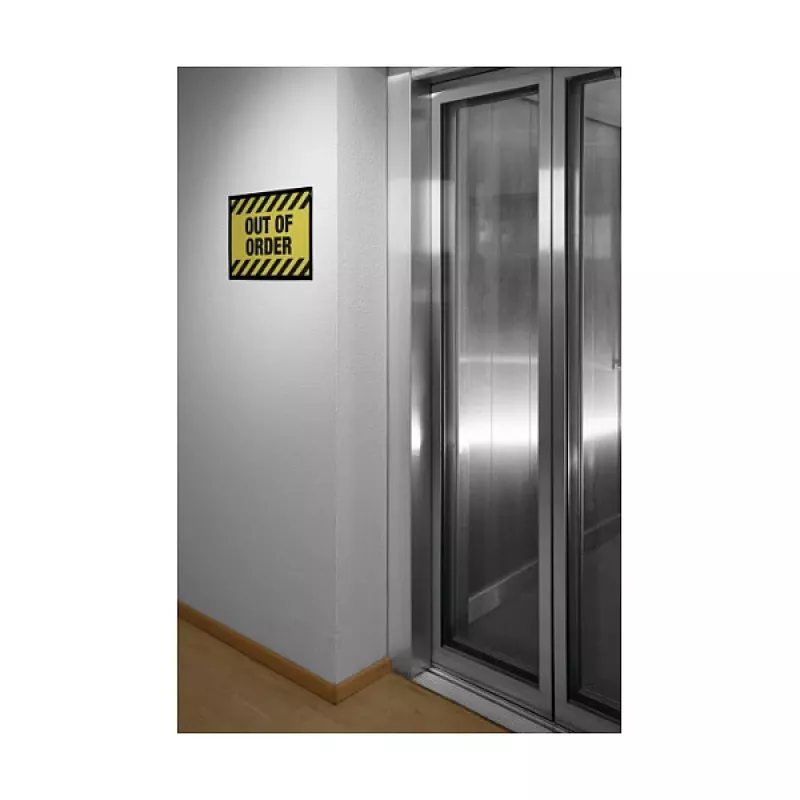 DURABLE DURAFRAME WALLPAPER Marco informativo A3, negro, autoadhesivo, cierre magnético 484401