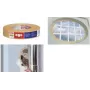 Tesa 4319 Cinta de carrocero de papel crepé, 38 mm x 50 m, crema, adhesivo de caucho natural, resistente al desgarro, bordes de pintura nítidos 04319-00008-00