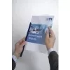 DURABLE Tiras de encuadernación con pinza A4, capacidad de 100 hojas, PP transparente, pack de 50 293919