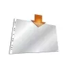 DURABLE BUSINESS Fundas de documentos a prueba de copias A3, polipropileno, apertura superior, perforación universal, pack de 50, cristal transparente 267019