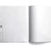 DURABLE BUSINESS Fundas de documentos a prueba de copias A3, polipropileno, apertura superior, perforación universal, pack de 50, cristal transparente 267019