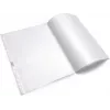 DURABLE BUSINESS Fundas de documentos a prueba de copias A3, polipropileno, apertura superior, perforación universal, pack de 50, cristal transparente 267019