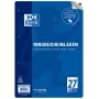 Oxford Papel de recambio A4 rayado, rayado 27, 50 hojas, 4 perforaciones, 80 g/m² 400131582