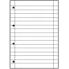 Oxford Papel de recambio A4 rayado, rayado 27, 50 hojas, 4 perforaciones, 80 g/m² 400131582