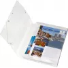 HERLITZ Caja de documentos DIN A4, polipropileno, transparente, lomo de 40 mm, 250 x 40 x 330 mm 1948678