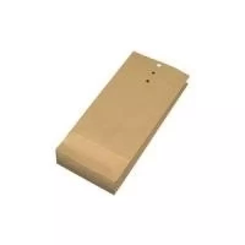 MAILmedia 40117-7 Bolsa de muestra con fuelle, 2 pliegues, perforada con 3 agujeros (fuelle de 50 mm), marrón natural, 120 g/m²