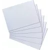 Herlitz Fichas DIN A4, rayadas, blancas, 170 g/m², sin madera, rayado azul, por ambas caras (10621282)