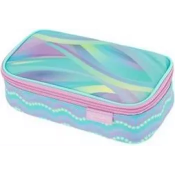 herlitz beatBox New Batik Minty Love Estuche, poliéster, cremallera XXL, 1 ud. 400205929