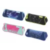 Herlitz Estuche triangular Mix, poliéster, 1 compartimento con cremallera, pack de 4 (300001567)