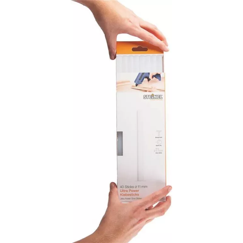 STEINEL Ultra Power Barras de pegamento 250 mm, 600 uds, 15 kg (047207)