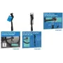 FISCHER Pata de cabra para bicicleta de aluminio negro 24-28 pulgadas ajustable trasera 50323:FISCHER