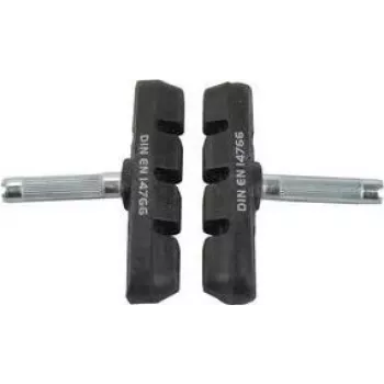 FISCHER Pastillas de freno V-Brake para llantas de aluminio y acero, abrazadera, DIN EN 14766, 1 ud. (85189)