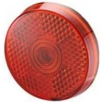 FISCHER Luz de seguridad LED intermitente para bicicleta con clip para ropa, bolsos y mochilas, negro (85467)
