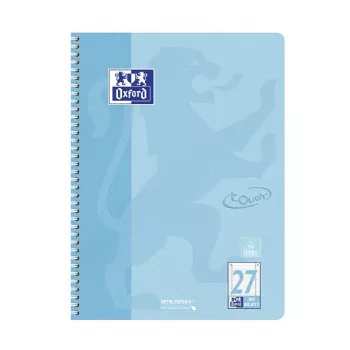 OXFORD Bloc de notas TOUCH cuadriculado con margen A4, 80 hojas, 90 g/m², varios colores 400196079