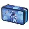 Herlitz TriCase Cosmic Explorer Estuche escolar de 31 piezas, poliéster, 3 compartimentos, 3 cremalleras 400197093