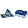 HERLITZ Dolphin Ride Estuche escolar de doble compartimento, 23 piezas incluidas, cremallera, forro interior de color 400205858