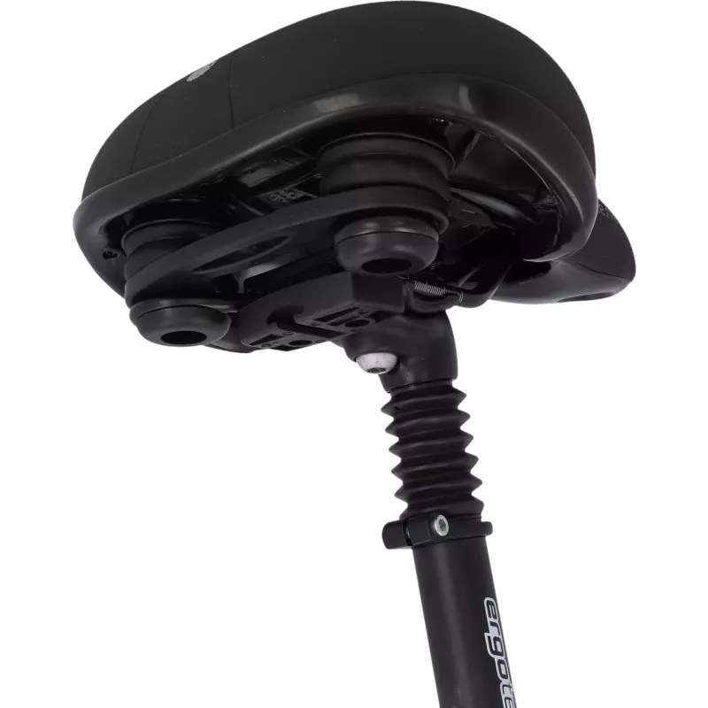 FISCHER Soporte de candado para bicicleta para tirantes de sillín, universal, plástico negro, 1 ud. (85913)