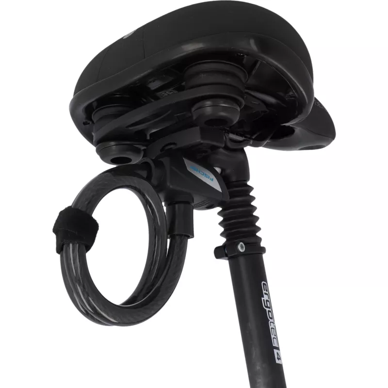 FISCHER Soporte de candado para bicicleta para tirantes de sillín, universal, plástico negro, 1 ud. (85913)