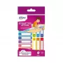 AVERY Etiquetas para bolígrafos, papel, 10 x 50 mm, marcos de color, esquinas redondeadas, escritura a mano, adhesión permanente – 30 etiquetas (RESMI30S)