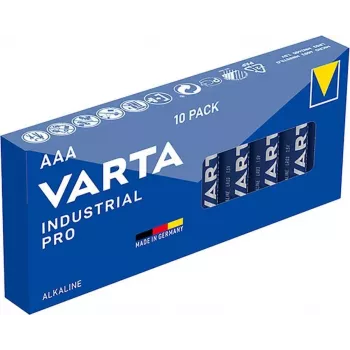 Varta Industrial Pila alcalina AAA 1,5V 1100 mAh – pack de 10 (LR03)