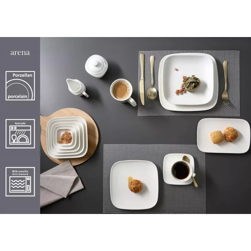 Ritzenhoff & Breker ARENA Plato de postre 210 mm porcelana, set de 6 583748