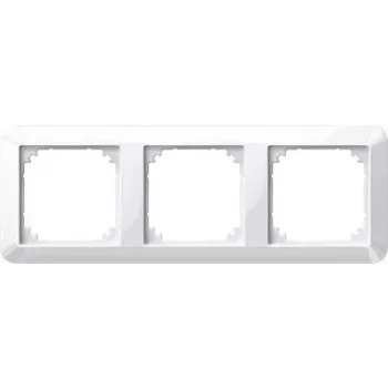 Merten Marco triple 1-M, System M, blanco polar brillante 389319